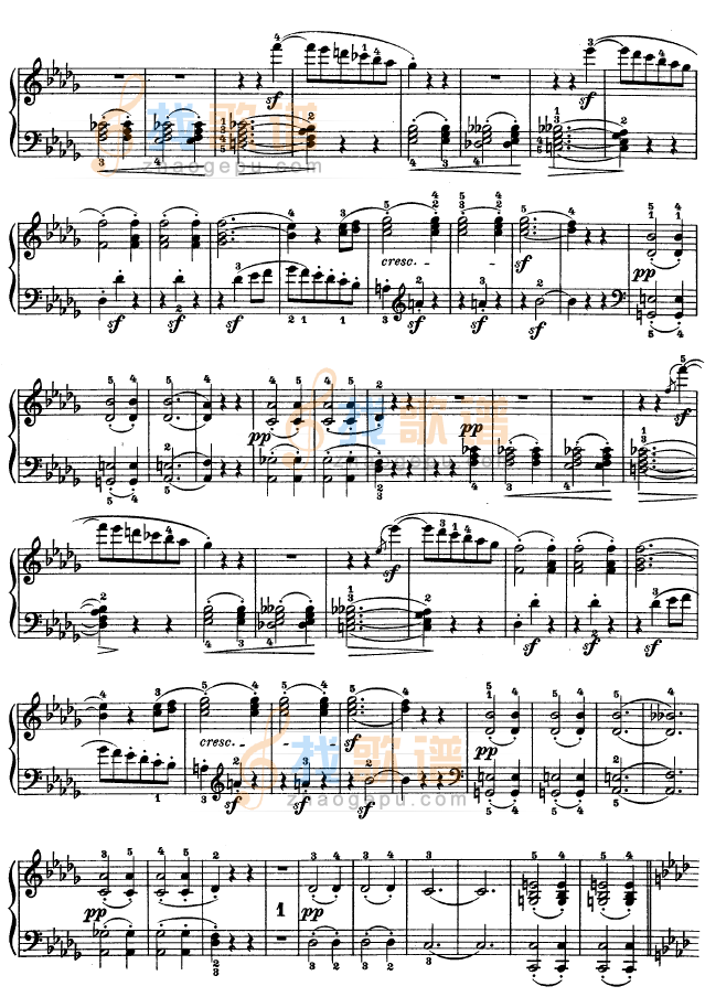 F大调第六钢琴奏鸣曲 - Op.10—2
