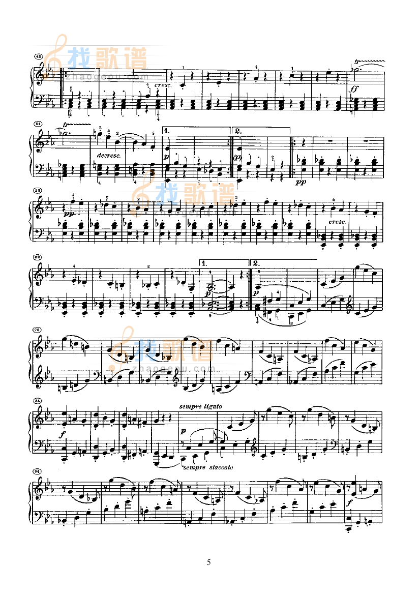 奏鸣曲(Opus27 Nr.1)