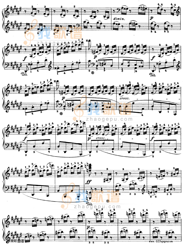 第二十四钢琴奏鸣曲-Op.78-贝多芬