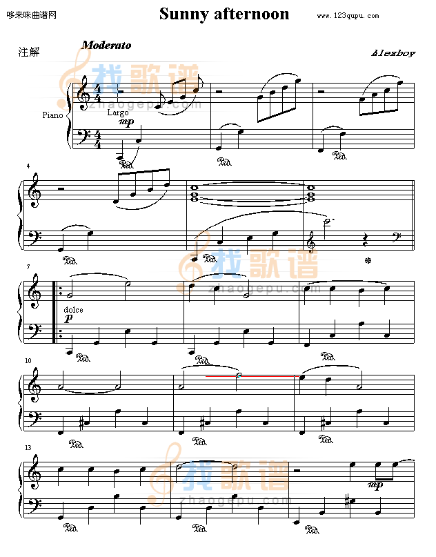 sunny afternoon-其他侠名
