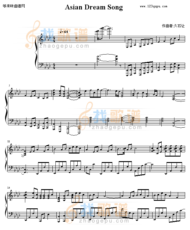 Asian Dream Song-久石让
