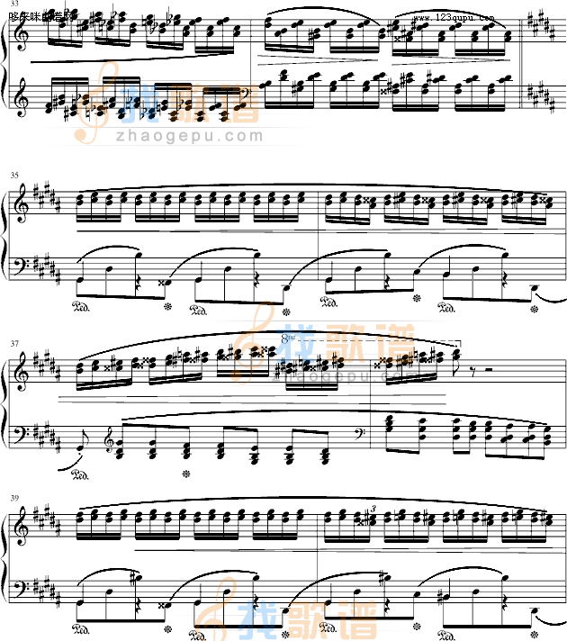 肖邦三度练习曲(op.25 no.6)-肖邦