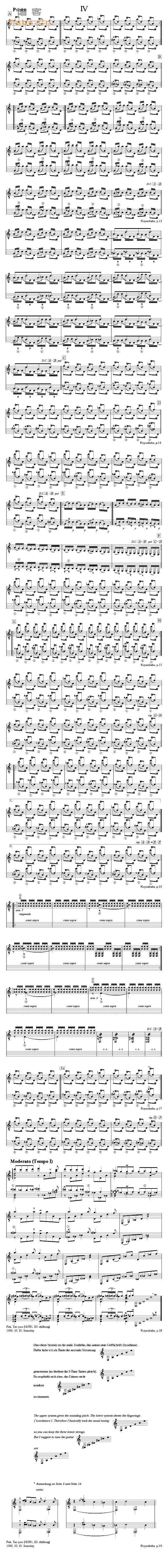 科庸巴巴 Koyunbaba 羊儿之爹组曲 第四乐章 OP.19	