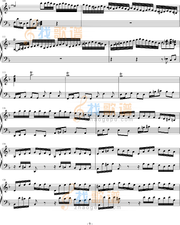 巴赫第一键盘（钢琴）乐协奏曲（第一乐章）
