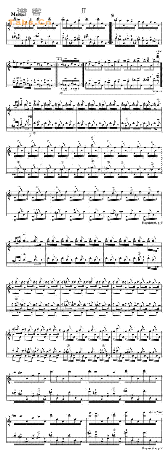 科庸巴巴 Koyunbaba 羊儿之爹组曲 第二乐章 OP.19	