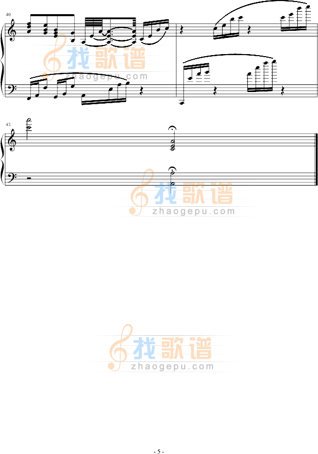 动画片橙路原声钢琴曲Missing