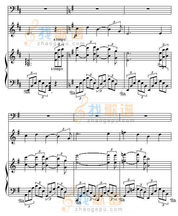 秋夜随想曲- (钢琴小提琴合奏)