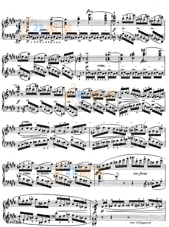 练习曲OP.10 - No4-肖邦
