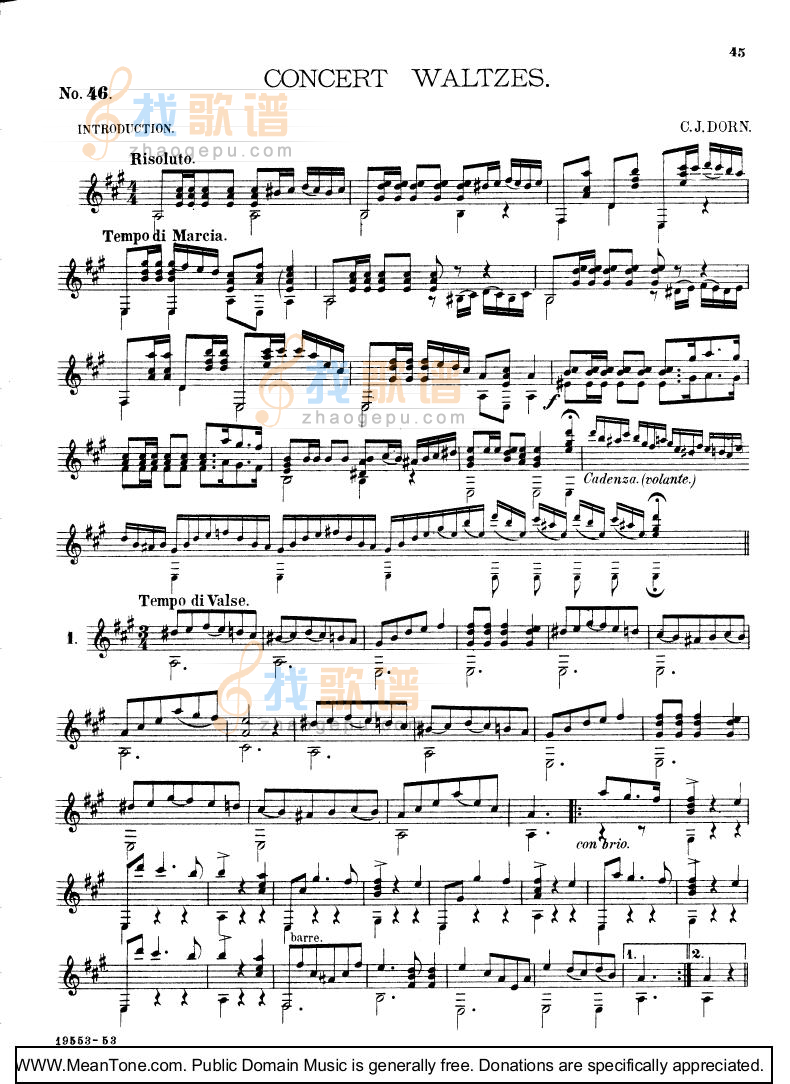 Concert Waltzes