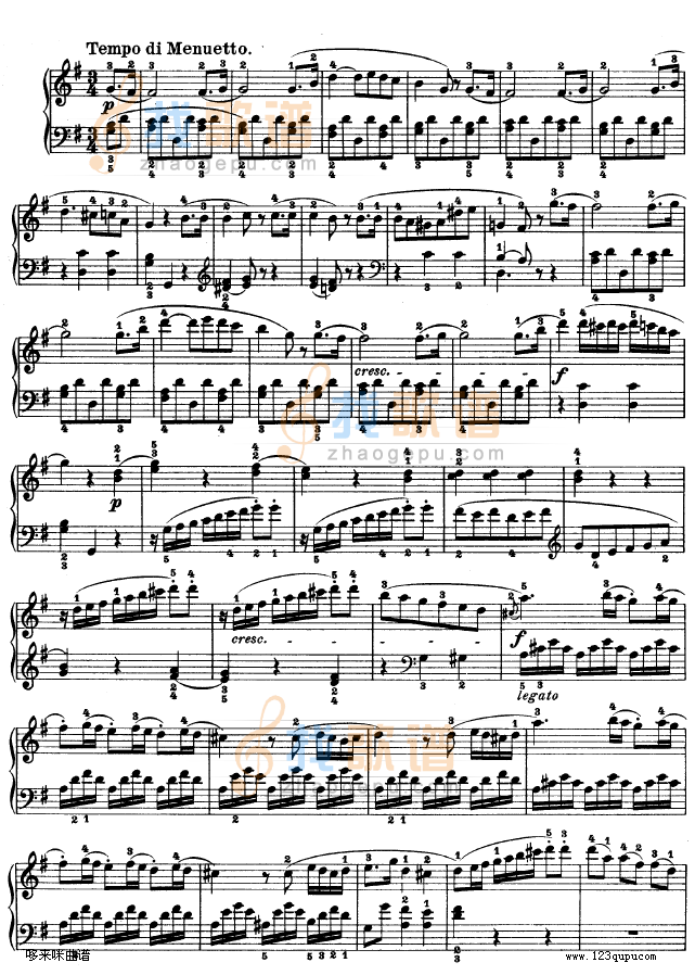 第二十钢琴奏鸣曲-Op.49 No.2-贝多芬