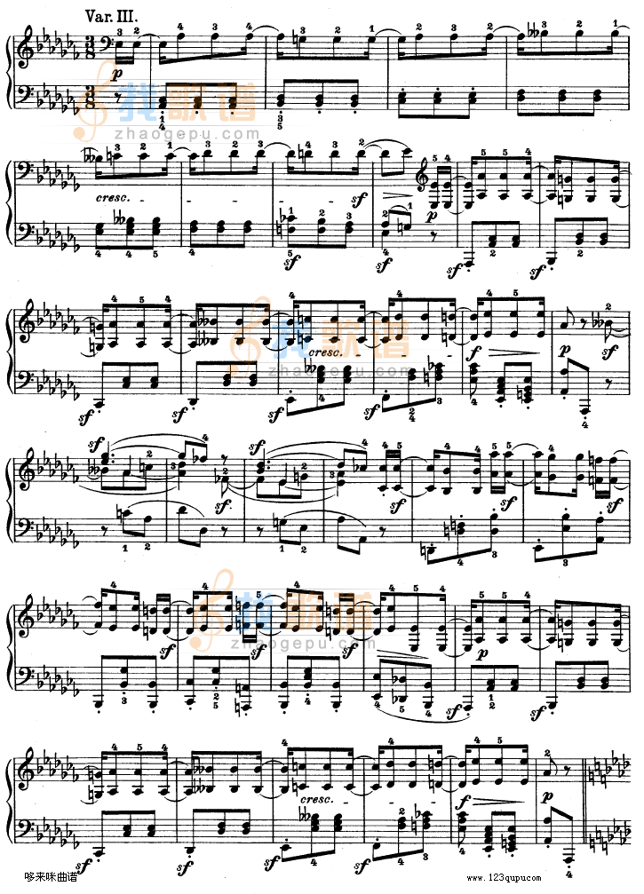 第十二钢琴奏鸣曲-（Op.26）-贝多芬