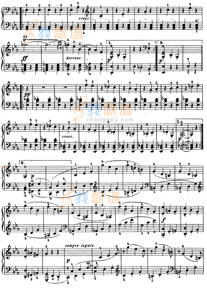 第十三钢琴奏鸣曲-（Op.27 No.1）