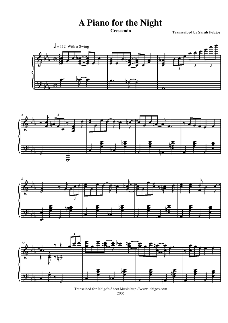 A Piano for the Night