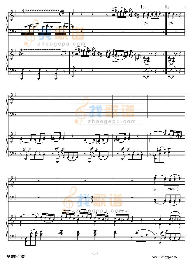 D大调双钢琴奏鸣曲第二乐章-莫扎特