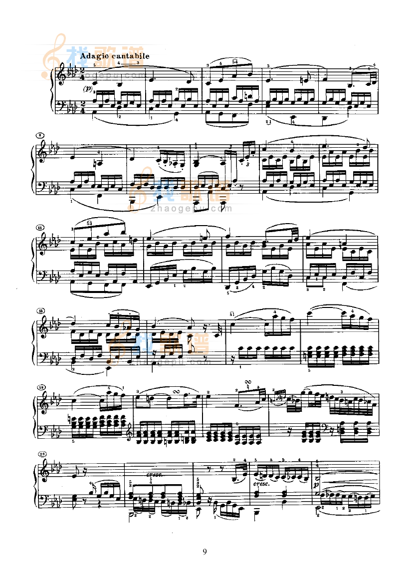 奏鸣曲(Opus13)