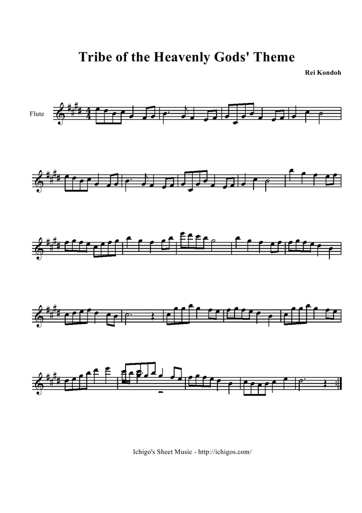 Tribe of the Heavenly Gods Theme