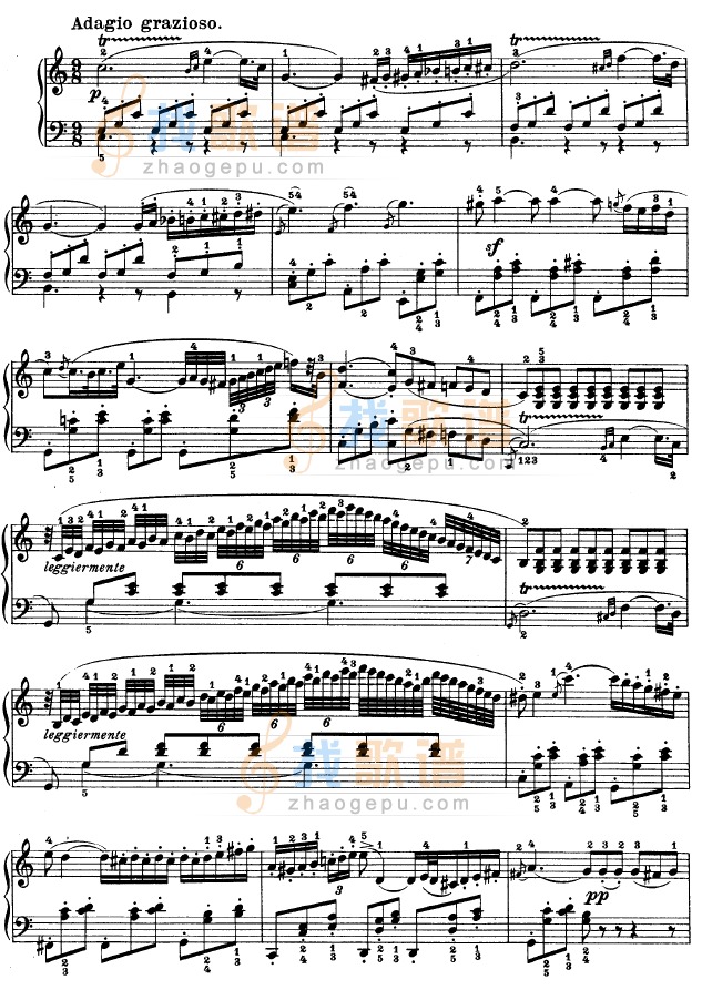 第十六钢琴奏鸣曲-（Op.31 No.1）