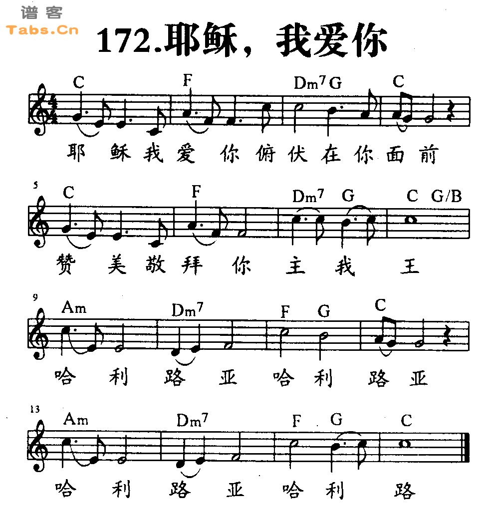 耶稣，我爱你 	