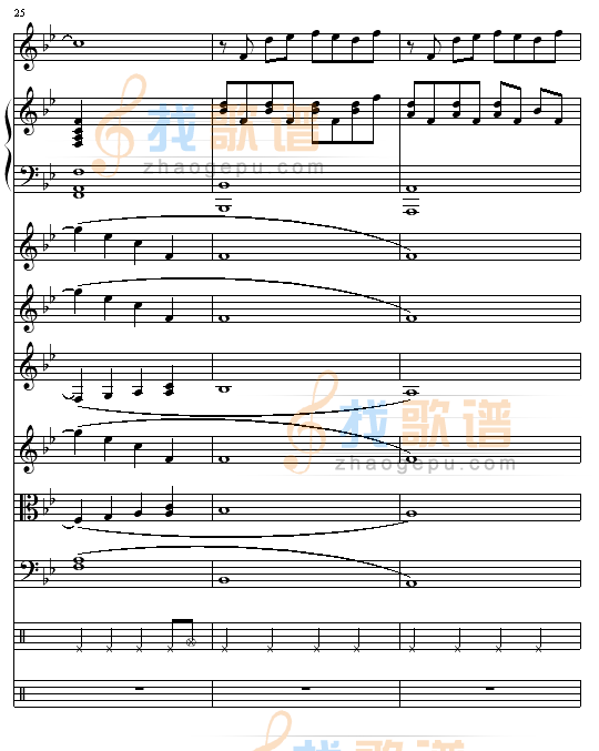 安静The One演唱会版（总谱）-周杰伦