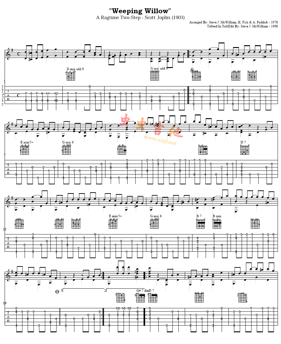 Weeping Willow吉他谱( 六)