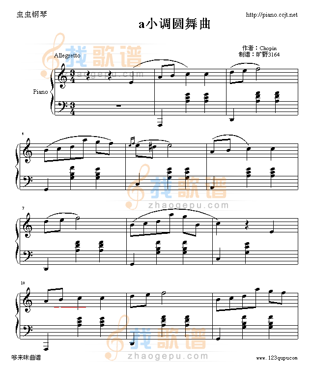 a小调圆舞曲-肖邦