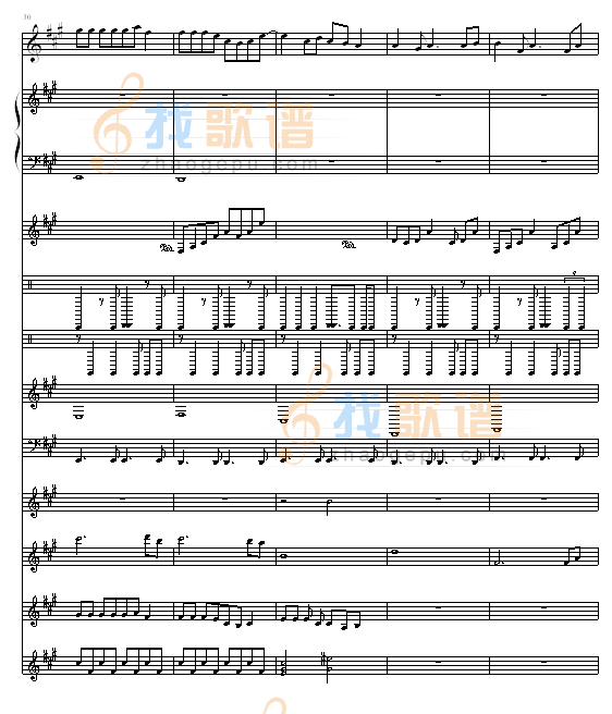 断了的弦-（总谱版）