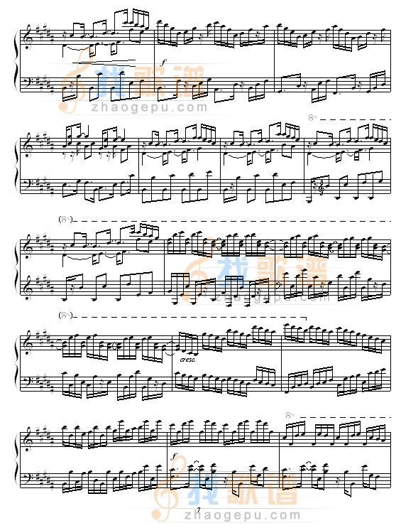 B大调练习曲