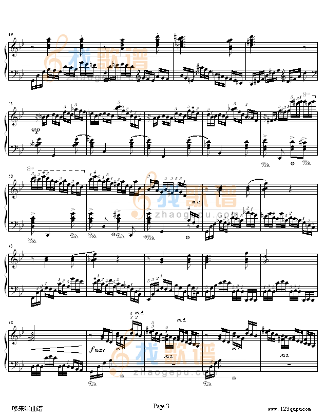 练习曲Op.72 No.2考级版-莫什科夫斯基