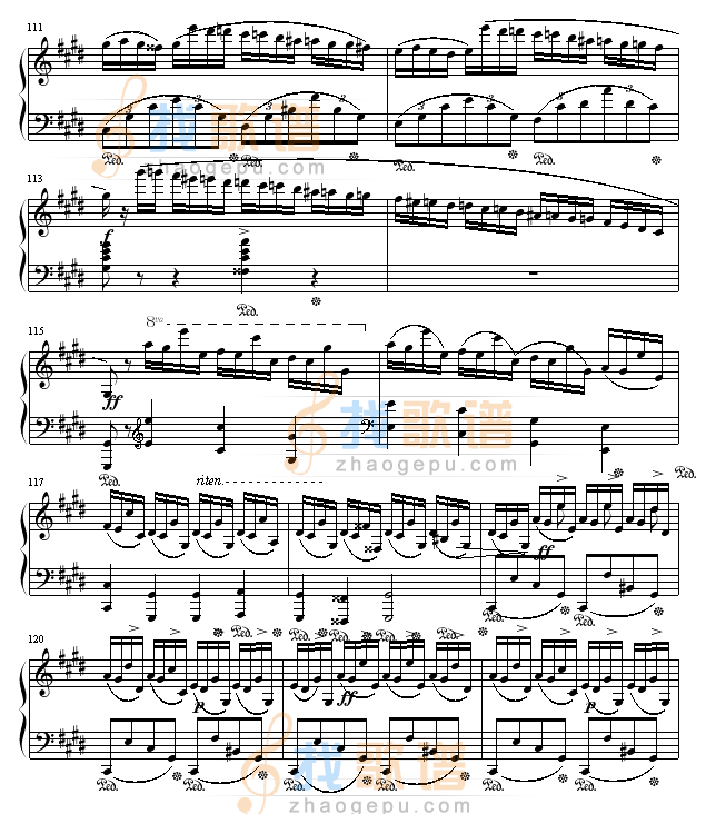 幻想即兴曲-滴漏打谱