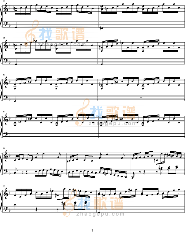 巴赫第一键盘（钢琴）乐协奏曲（第一乐章）