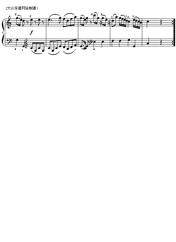 浪漫曲（选自G大调弦乐小夜曲第二乐章）