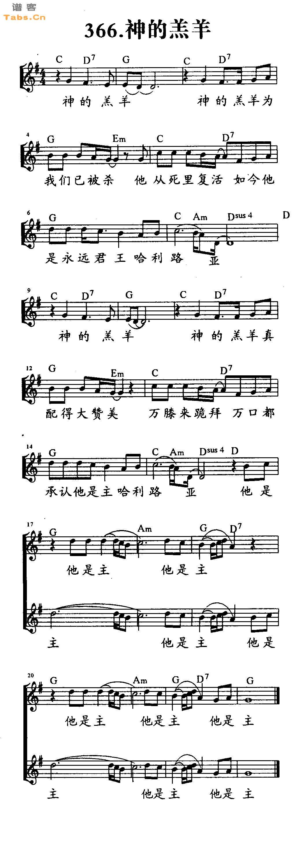 神的羔羊 	