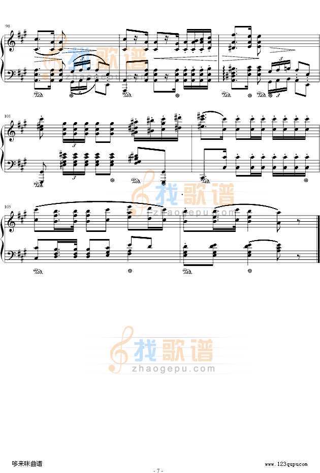 波兰军队舞曲-Op.40 No.1-肖邦