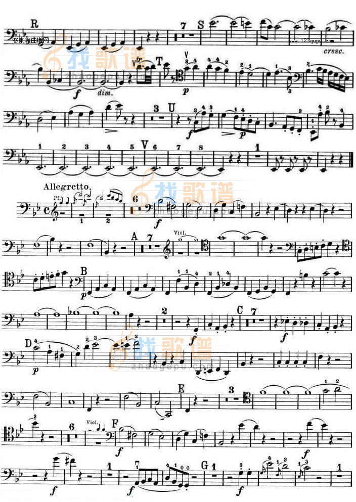 提琴三重奏 第二首 降B大调 K.502之Cello TRIO