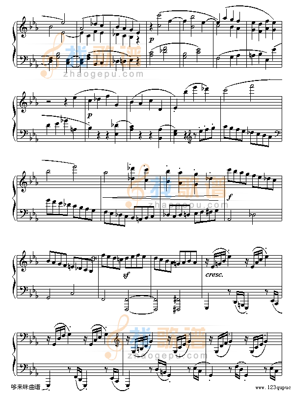 悲怆奏鸣曲第三乐章-贝多芬
