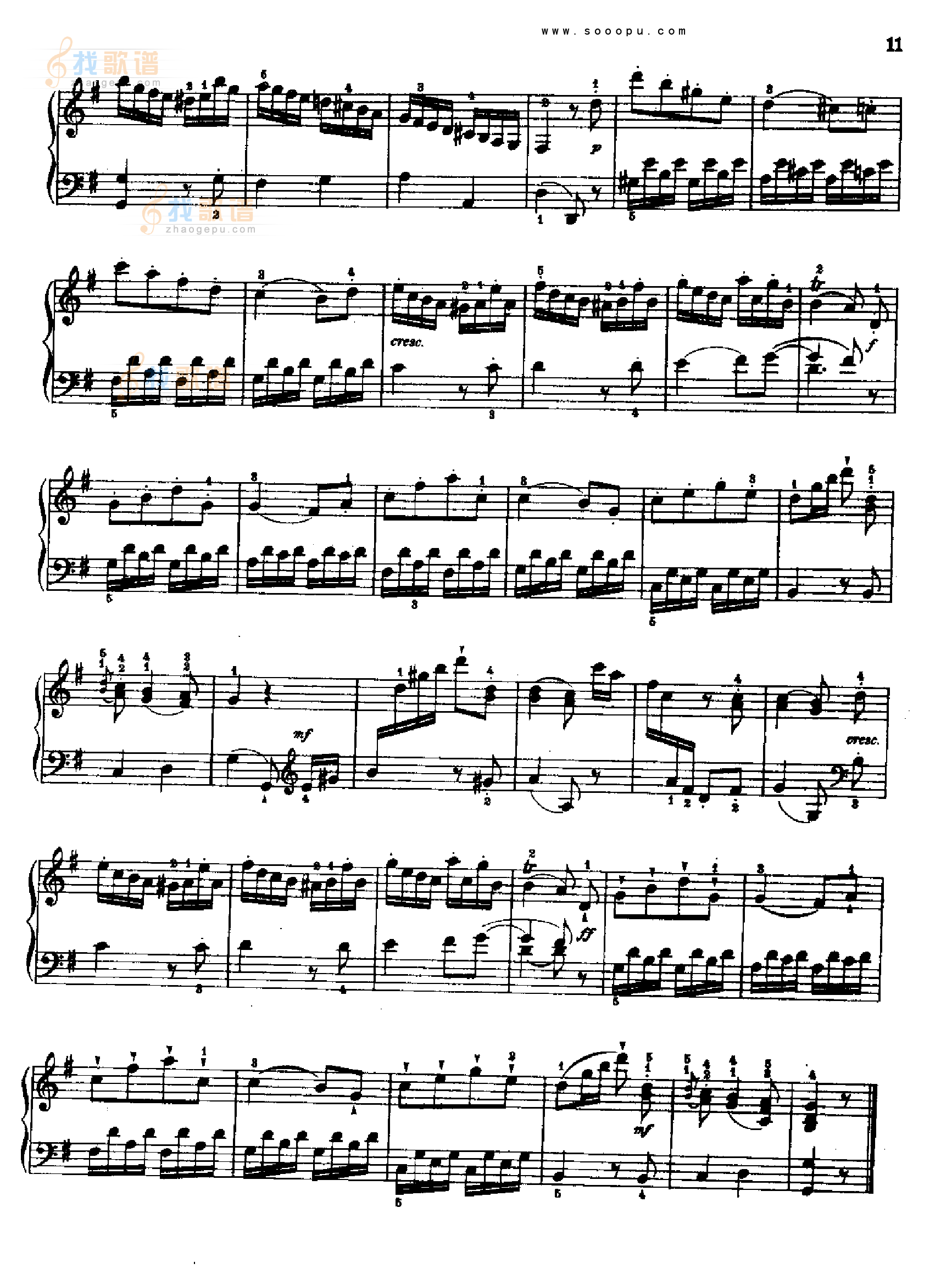 奏鸣曲一1776年出版