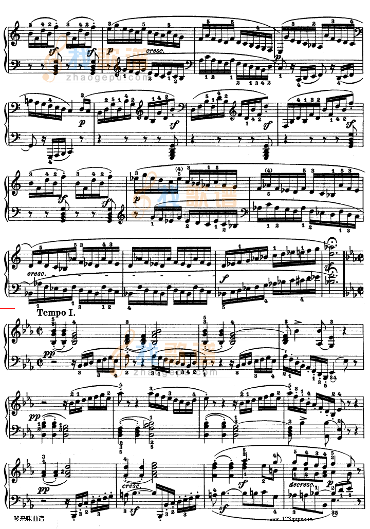 第十三钢琴奏鸣曲-（Op.27 No.1）-贝多芬