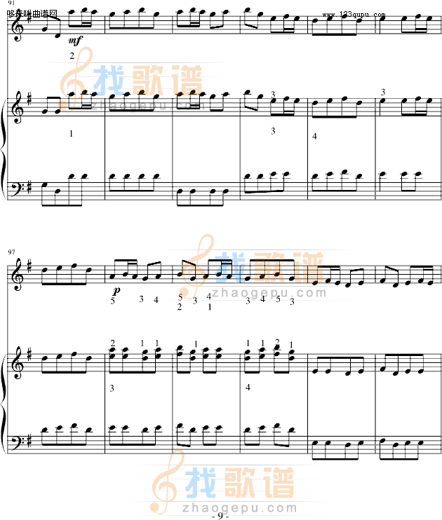 光明行-钢琴伴奏-刘天华