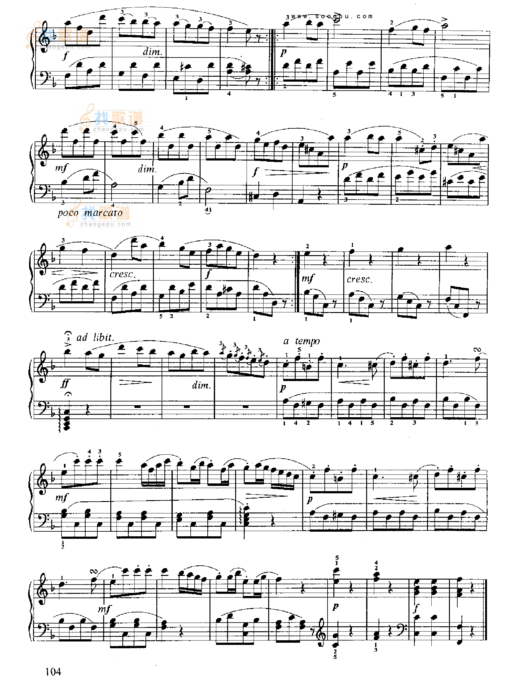 小奏鸣曲(15.)