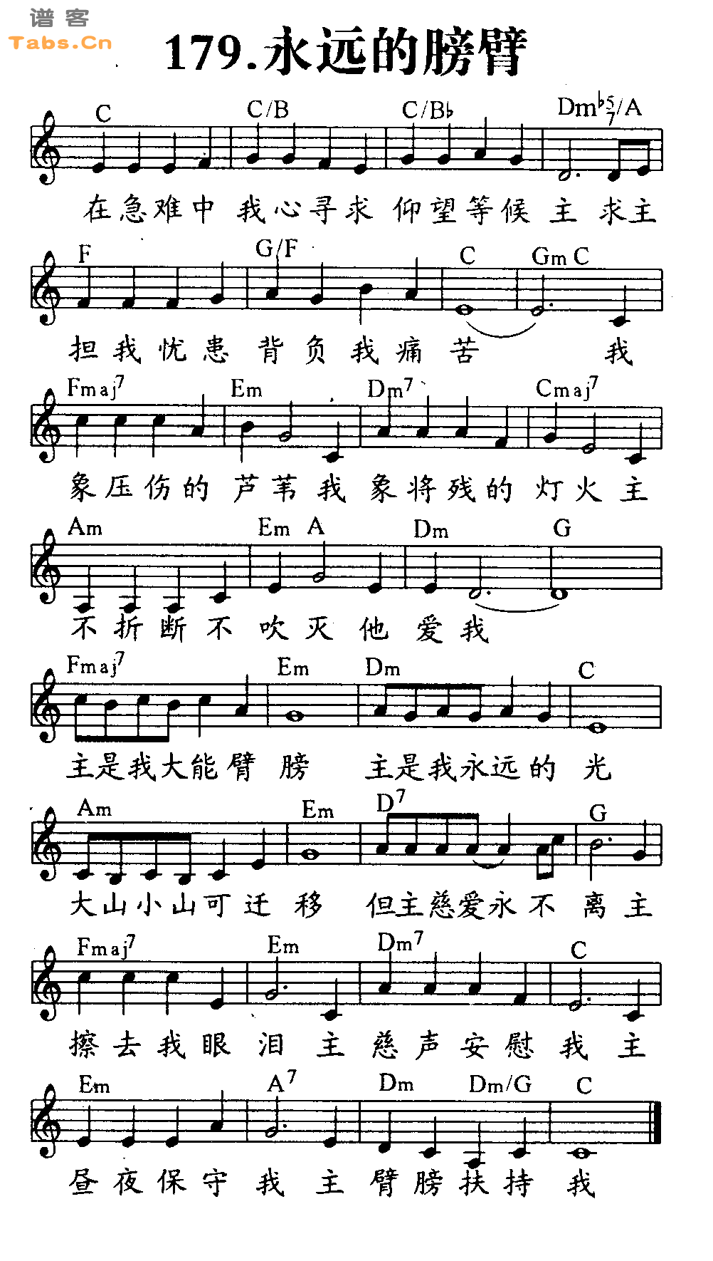 永远的膀臂 	