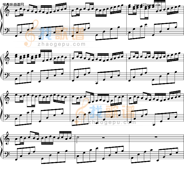 卡农-完美简单版-帕赫贝尔-Pachelbel