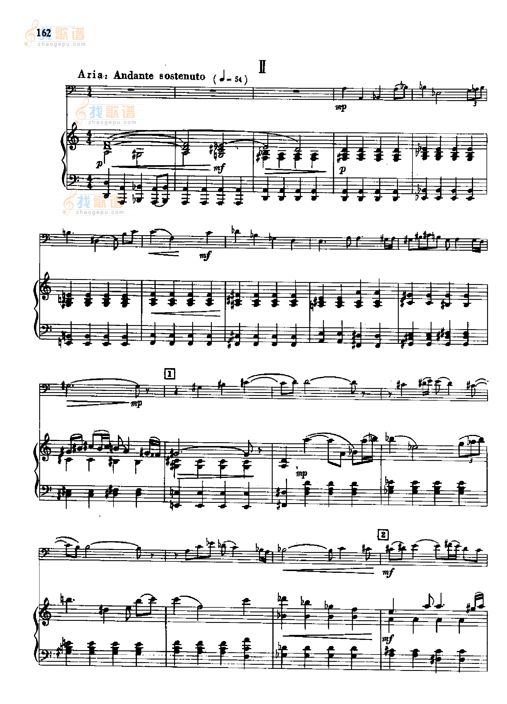 小协奏曲(钢伴) 管乐类 长号