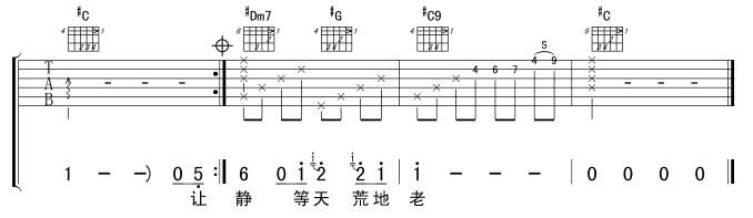 忘忧草-版本一吉他谱( 六)-