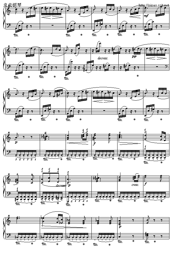 致爱丽丝-For Elise