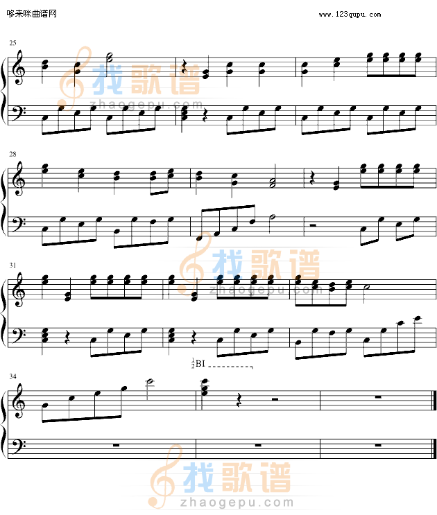 问候歌-(转角遇到爱插曲)超简易版-罗志祥
