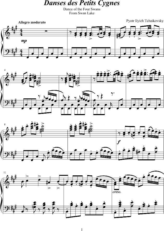 四小天鹅舞曲
