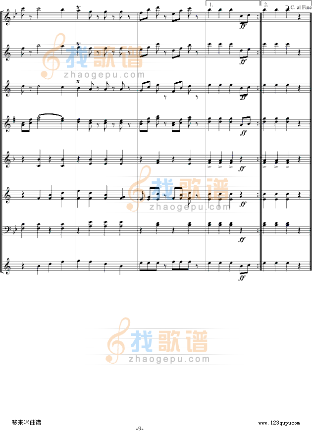 拉德斯基进行曲-总谱-约翰·斯特劳斯