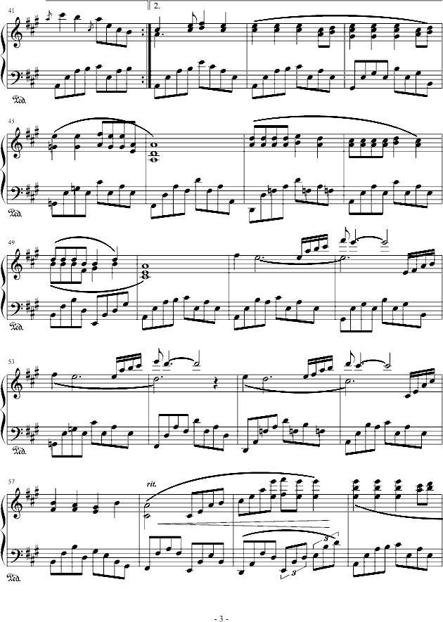 今天你要嫁给我钢琴演奏版