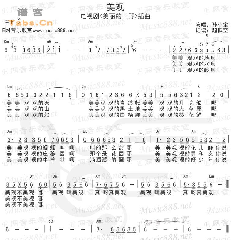 美观 和弦版