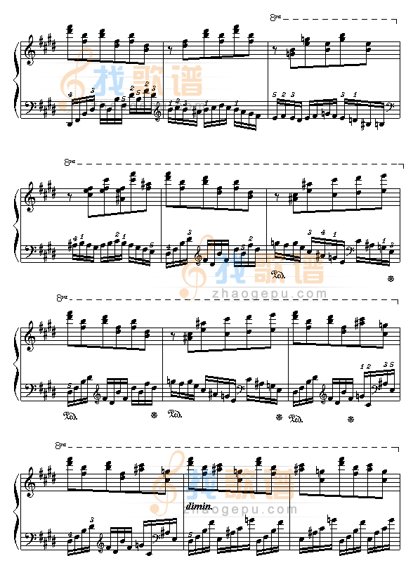 E大调练习曲